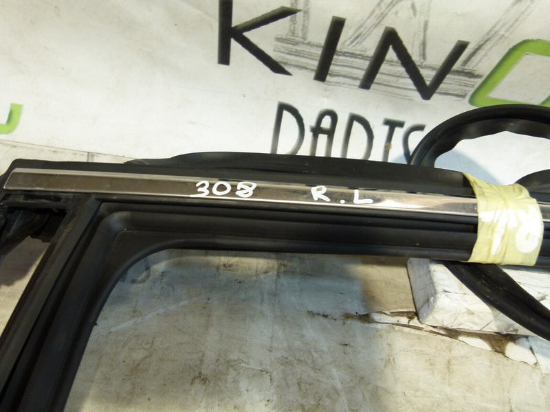 PEUGEOT 308 SW ESTATE 2017-21 REAR LEFT DOOR RUBBER SEAL WEATHERSTRIP SET