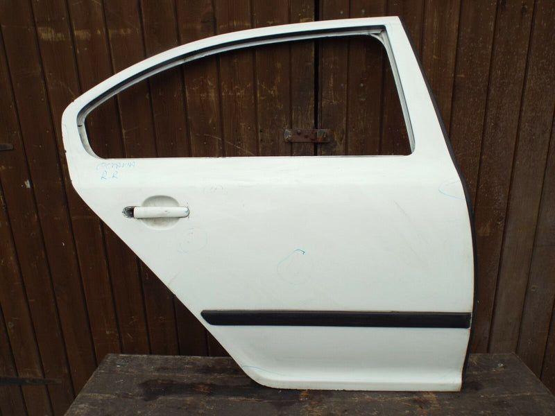 Skoda Octavia MK2 2004-2008 Rear Door Right Driver Side O/S White