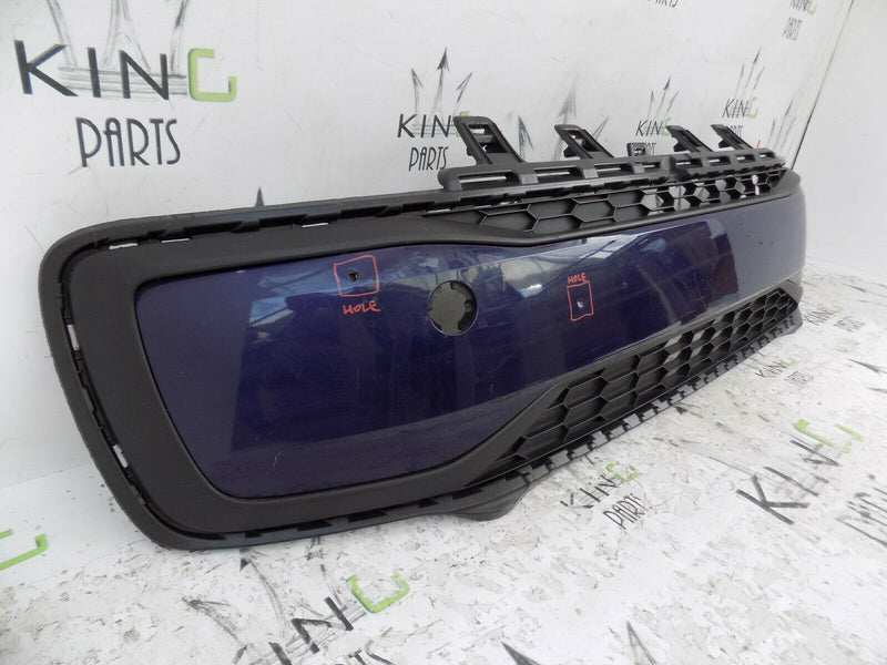 VW UP FACELIFT 2017 2018 DARK BLUE FRONT BUMPER GENUINE 1S0853665