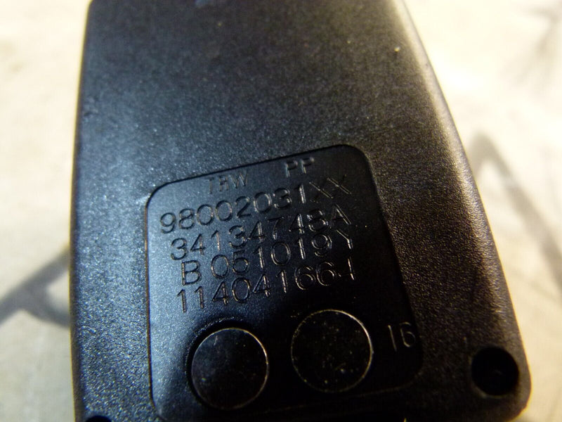 PEUGEOT 308 SW ESTATE 2017-21 REAR RIGHT SEAT BELT BUCKLE CLIP 98002031XX