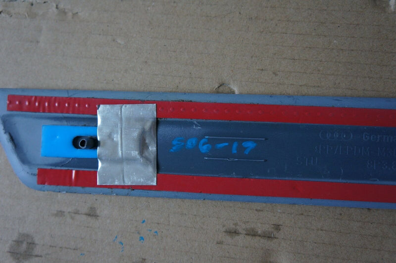Audi A3 8P 2003-2013 REAR LEFT DOOR STRIP MOULDING TRIM 8P3 853 983 (S06-19)