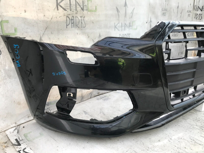 AUDI A6 4K0 C8 2019-ON BLACK FRONT BUMPER GENUINE 4K0807437 A