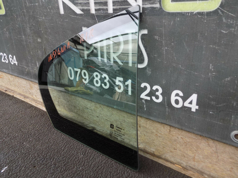 VAUXHALL INSIGNIA A 5DR 2008-2013 SALOON REAR DOOR WINDOW GLASS RIGHT SIDE O/S