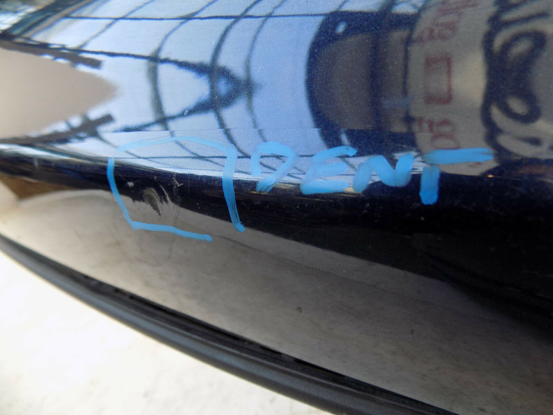 JAGUAR XF 2008 2009 2010 2011 2012 D.BLUE REAR BUMPER GENUINE PDC HOLES
