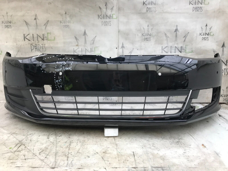 VW SHARAN MK2 2012-2015 FRONT BUMPER HAS PDC HOLES GENUINE 7N0807221