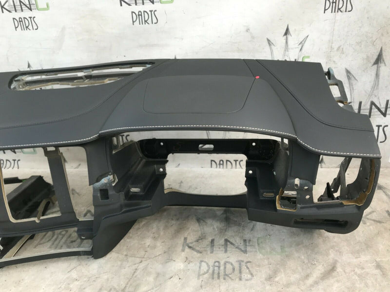 VOLVO S90 V90 2017-2022 GREY LEATHER DASHBOARD WHITE THREAD 31366570