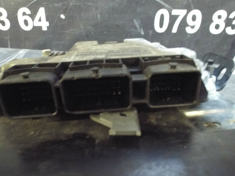 PEUGEOT 206 1.4 HDI 98-09 ECU KIT, IGNITION BARREL, STEERING & DRIVERS STAIRBAG