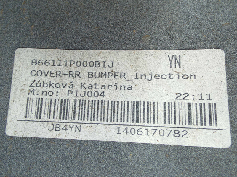 Hyundai Elantra 2013-On Facelift Rear Bumper Genuine White (3571)