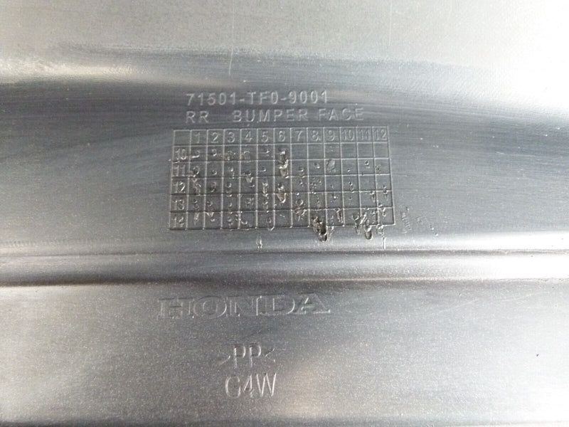 HONDA JAZZ 2011-2014 REAR BUMPER NO PDC HOLES GENUINE 71501TF09001