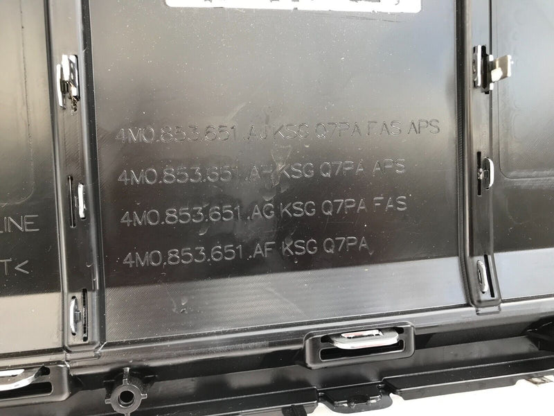 AUDI Q7 4M FACELIFT 2020-2023 FRONT BUMPER GRILL RADIATOR GRILLE 4M0853651