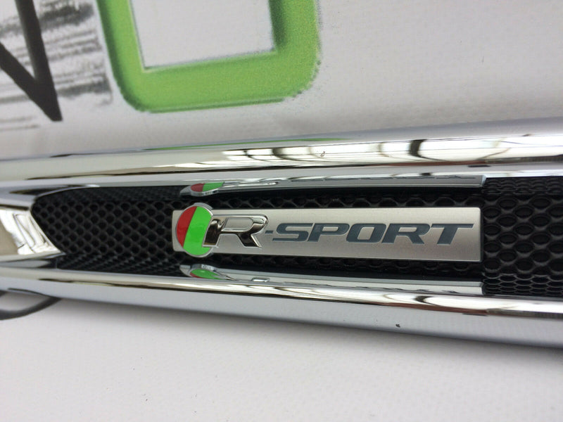 JAGUAR XJ R-SPORT LEFT SIDE WING FENDER TRIM VENT CHROME GRILL CW8M-280B11-CA