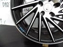 18'' INCH 1AV ALLOY WHEEL 18X 8J ET42 BLACK POLISH RIM