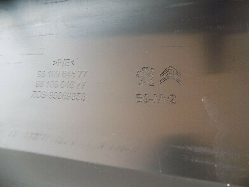 CITROEN BERLINGO 2015-ON MULTISPACE FRONT BUMPER UPPER TRIM 9810964577