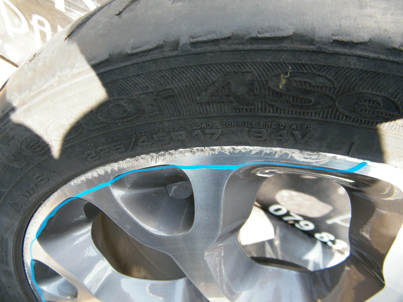 FIAT 500L 17" GENUINE ALLOY & TYRE WHEEL 7Jx17 ET41 LZ832-1770 (079)  KING PARTS