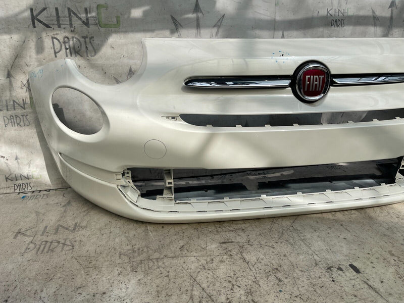 FIAT 500 LOUNGE FACELIFT 2015-23 FRONT BUMPER & TOP BADGE LOGO 735619491