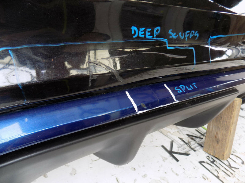 NISSAN LEAF (ZE1) 2018 BLACK REAR BUMPER GENUINE PDC 85022-5SH0H