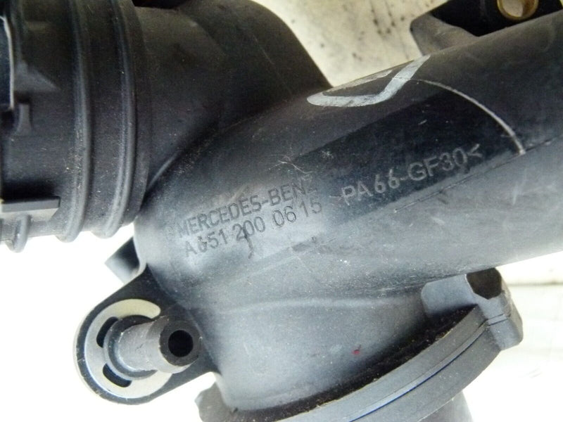 MERCEDES C W204 2007-2011 THERMOSTAT COOLANT HOUSING GENUINE A6512000615