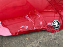 SKODA FABIA MK3 2014-2020 GENUINE BONNET HOOD PANEL in RED