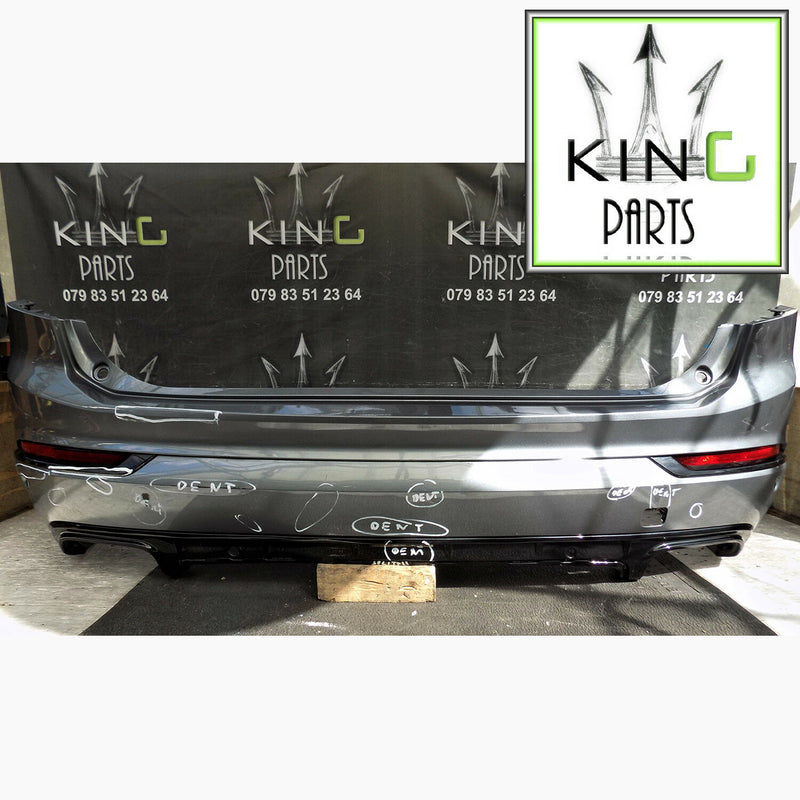 ✯ VOLVO XC90 II R DESIGN 2014-2017 GREY REAR BUMPER GENUINE PDC HOLES (7651)