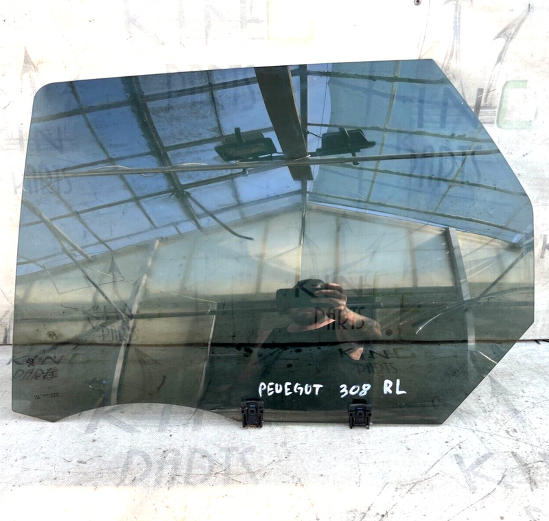 PEUGEOT 308 T9 MK2 HATCHBACK 2013-2020 REAR DOOR LEFT SIDE WINDOW GLASS GENUINE