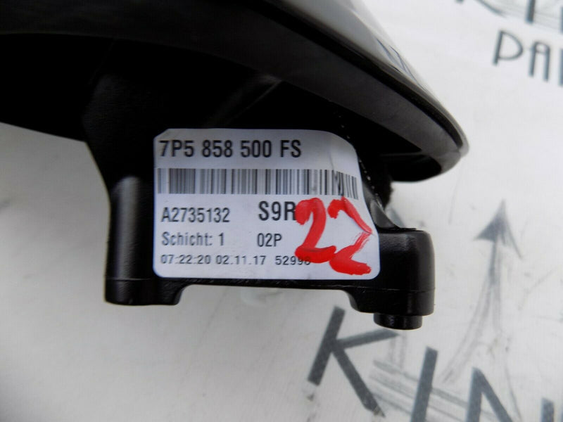 PORSCHE CAYENNE 2011-2017 RIGHT DOOR SIDE WING MIRROR WITH CAMERA WHITE