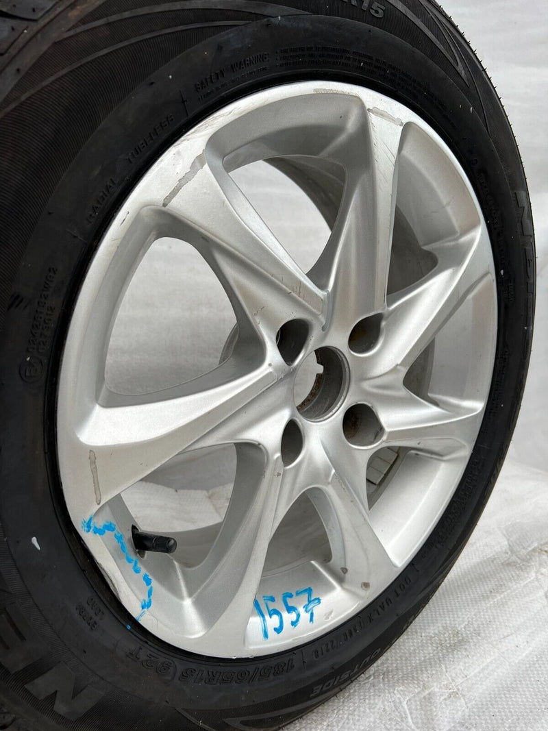 PEUGEOT 208 15" ALLOY WHEEL & TYRE 185/65/15 9673773577 6J ET23