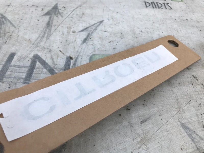 CITROEN C1 C2 C3 DS3 DS4 TAILGATE BOOT LID LETTERING CHROME BADGE EMBLEM GENUINE