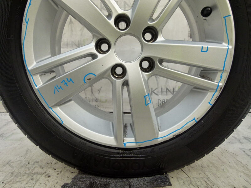VW POLO WHEEL ALLOY RIM 15" & TYRE 185/60/15 6J ET40 GENUINE 605601025