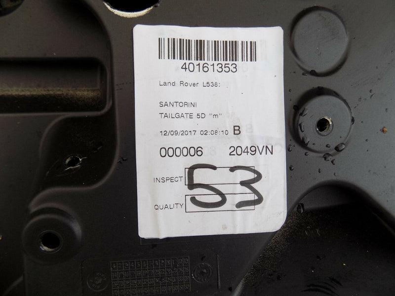 RANGE ROVER EVOQUE SD4 (L538) 2012-2015 GENUINE TAILGATE REAR PANEL BJ32-40010-A