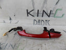JAGUAR XJ (X351) 2010-2019 REAR LEFT DOOR EXTERNAL HANDLE IN RED *N2