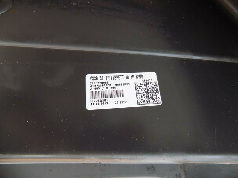 MERCEDES BENZ SPRINTER 2019 ONWARDS REAR STEP SPEC BUMPER A9078851200