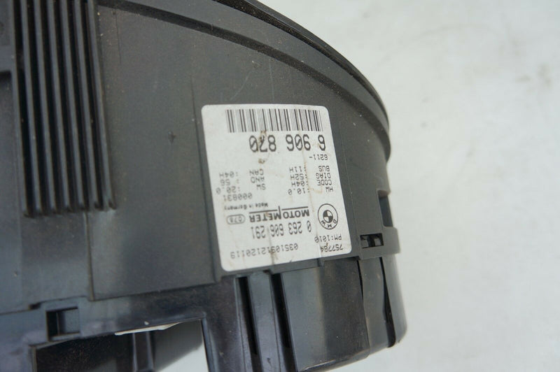 BMW 3 SERIES E46 COUPE MOTOMETER PETROL MANUAL CLUSTER  SPEEDO 6906870 - S35-01