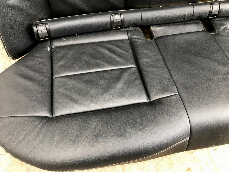 MERCEDES W212 SALOON 09-16  BLACK LEATHER COMPLETE SEATS SET FRONT AND REAR SEAT