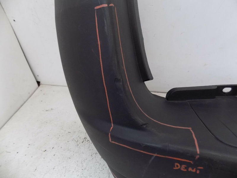 FIAT DOBLO II MK2 2010-2016 BLACK REAR BUMPER GENUINE 735473499