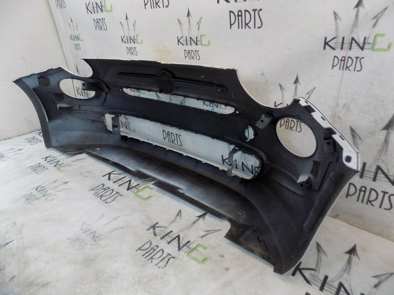 FIAT 500 2015-ON FACELIFT FRONT BUMPER POP WHITE+BADGE GENUINE  735619476
