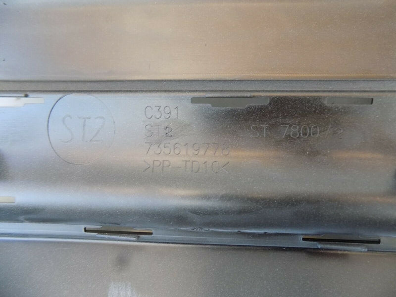 FIAT 500 2015-ON FACELIFT REAR BUMPER BLACK *NO PDC* 735619778