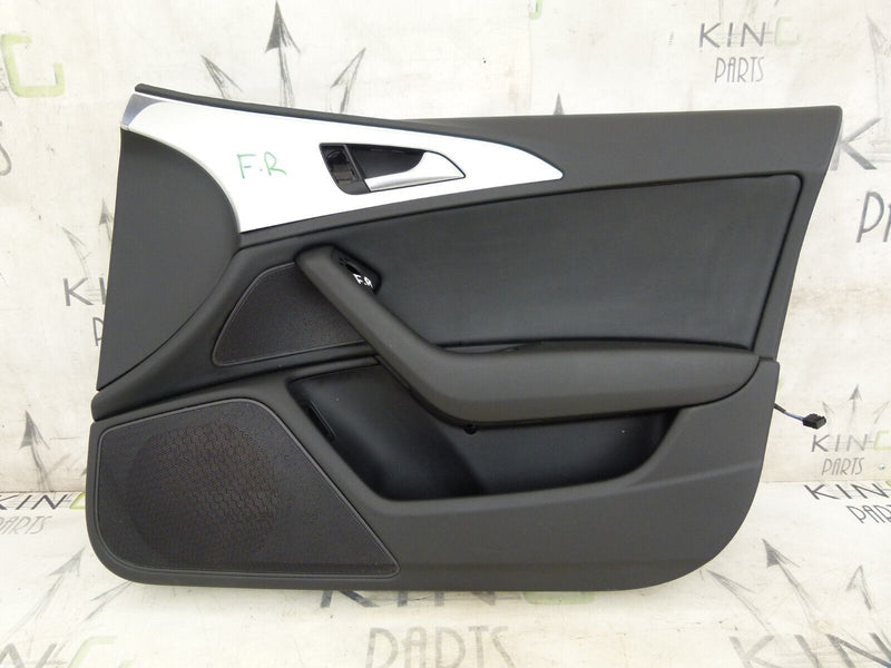 AUDI A6 C7 2011-2014 AVANT FRONT DOOR CARD PANEL RIGHT DRIVER SIDE O/S 4G1867106