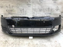 VW SHARAN MK2 2012-2015 FRONT BUMPER HAS PDC HOLES GENUINE 7N0807221