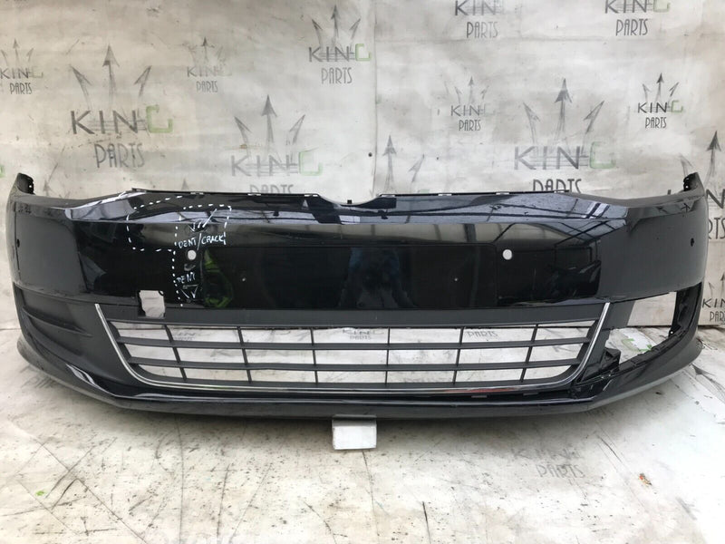 VW SHARAN MK2 2012-2015 FRONT BUMPER HAS PDC HOLES GENUINE 7N0807221