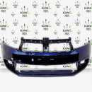 DACIA LOGAN II MK2 FACELIFT 2016 2017 BLUE FRONT BUMPER GENUINE OEM (A9301)