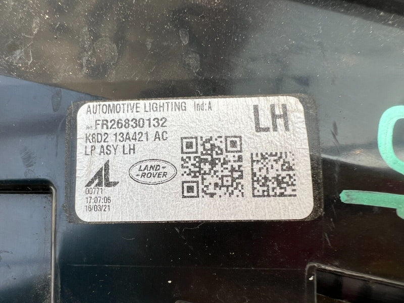 RANGE ROVER EVOQUE L551 2020-ON PASSENGER SIDE TAILGATE LIGHT K8D213A421AC