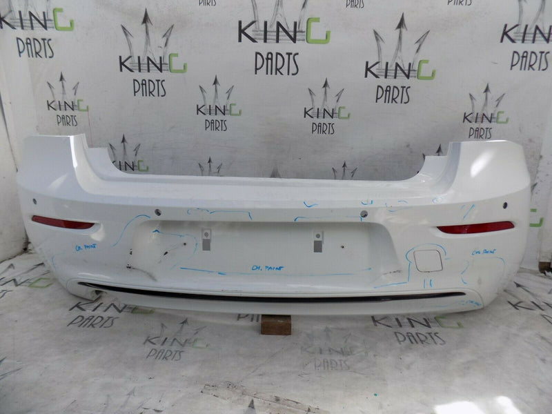 BMW 1 F20 2014-2016 LCI FACELIFT WHITE REAR BUMPER GENUINE 51127371756