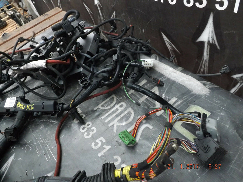 BMW X6 E71 MK1 2008-2013 ENGINE WIRE CABLE WIRING HARNESS POWER SUPPLY 53781210