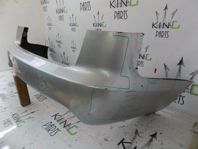 AUDI A6 C6 4F 2004-2008 ESTATE SILVER REAR BUMPER GENUINE 4F9807511 A