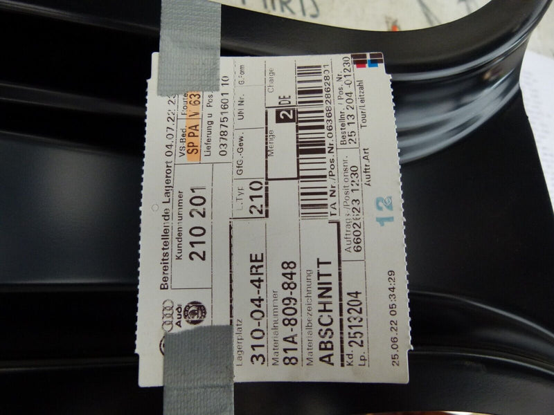 AUDI Q2 81A 2016-22 B PILLAR ENTRY CUT PANEL RIGHT DRIVER SIDE 81A809848