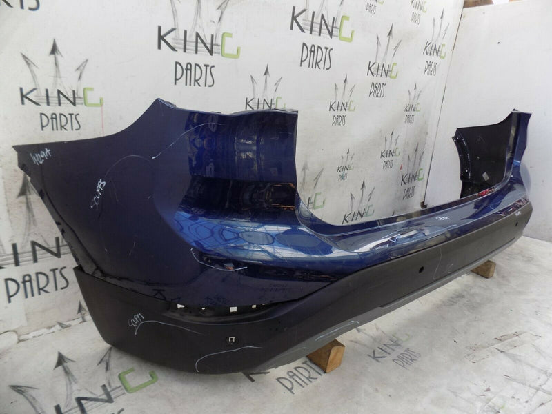 BMW X1 F48 2016-2019 NAVY BLUE REAR BUMPER GENUINE PDC HOLES 51127332323