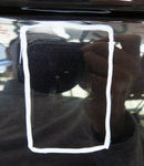 FIAT 500 ABARTH 959 2016-ON FACELIFT REAR BUMPER BLACK GENUINE 735633081