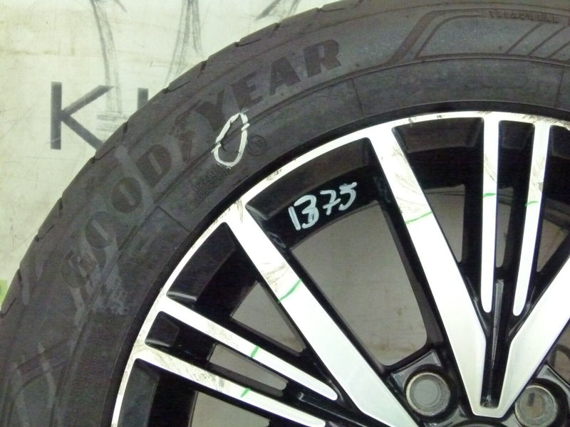 VW GOLF MK7 WHEEL ALLOY RIM & TIRE 6.5JX16H2 ET46 5G0601025CD GENUINE