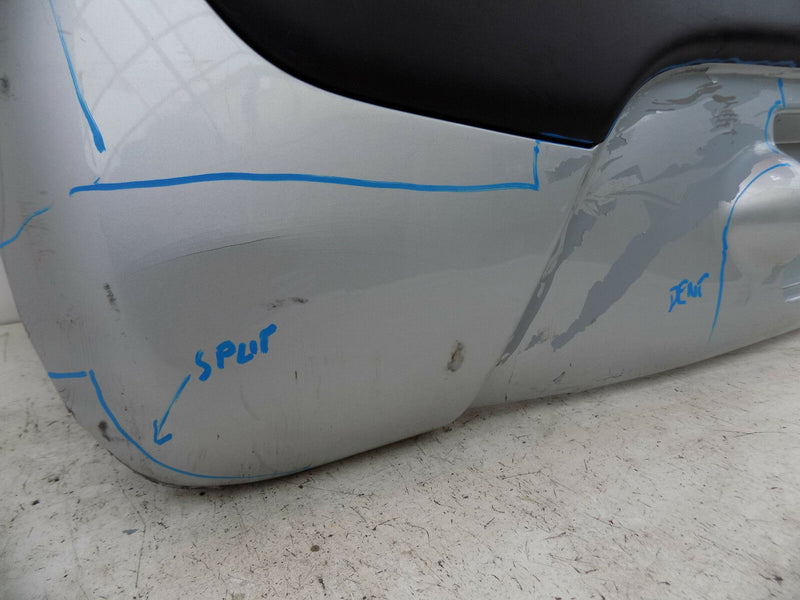 PEUGEOT 107 CITROEN C1 2005-2014 SILVER REAR BUMPER GENUINE 52159-0H050
