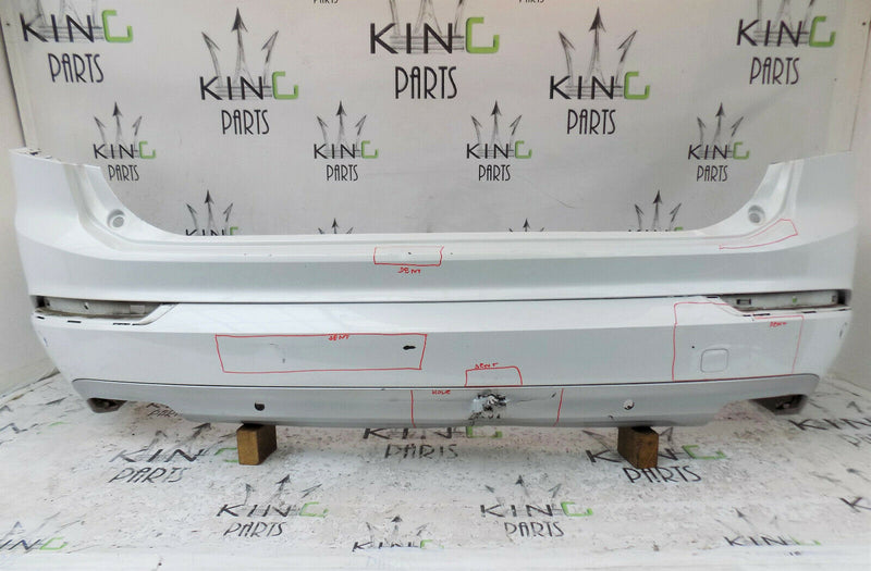 VOLVO XC90 II MK2 2014-2017 WHITE REAR BUMPER GENUINE PDC 31353430
